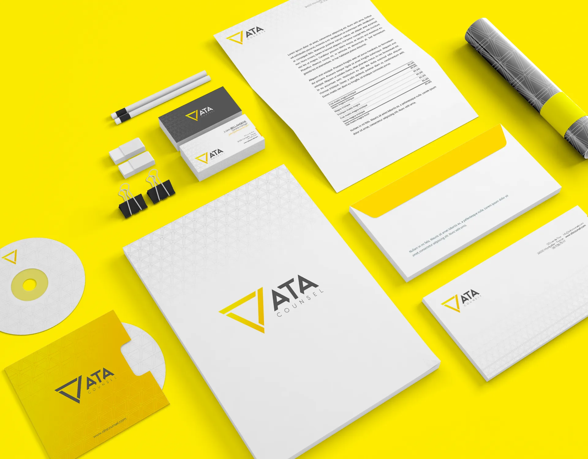 Ata Counsel brand identity, image 2