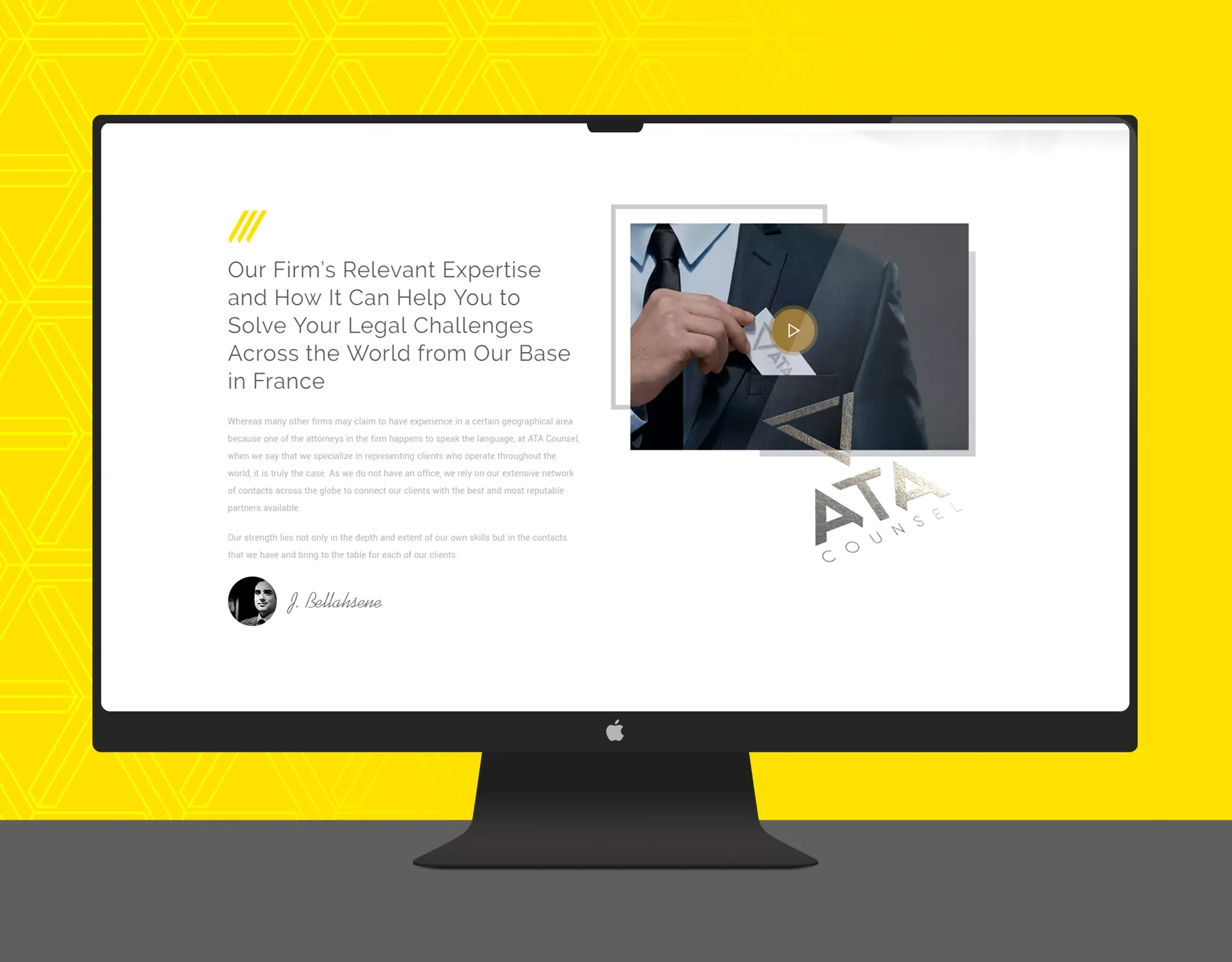 Ata Counsel brand identity, image 4