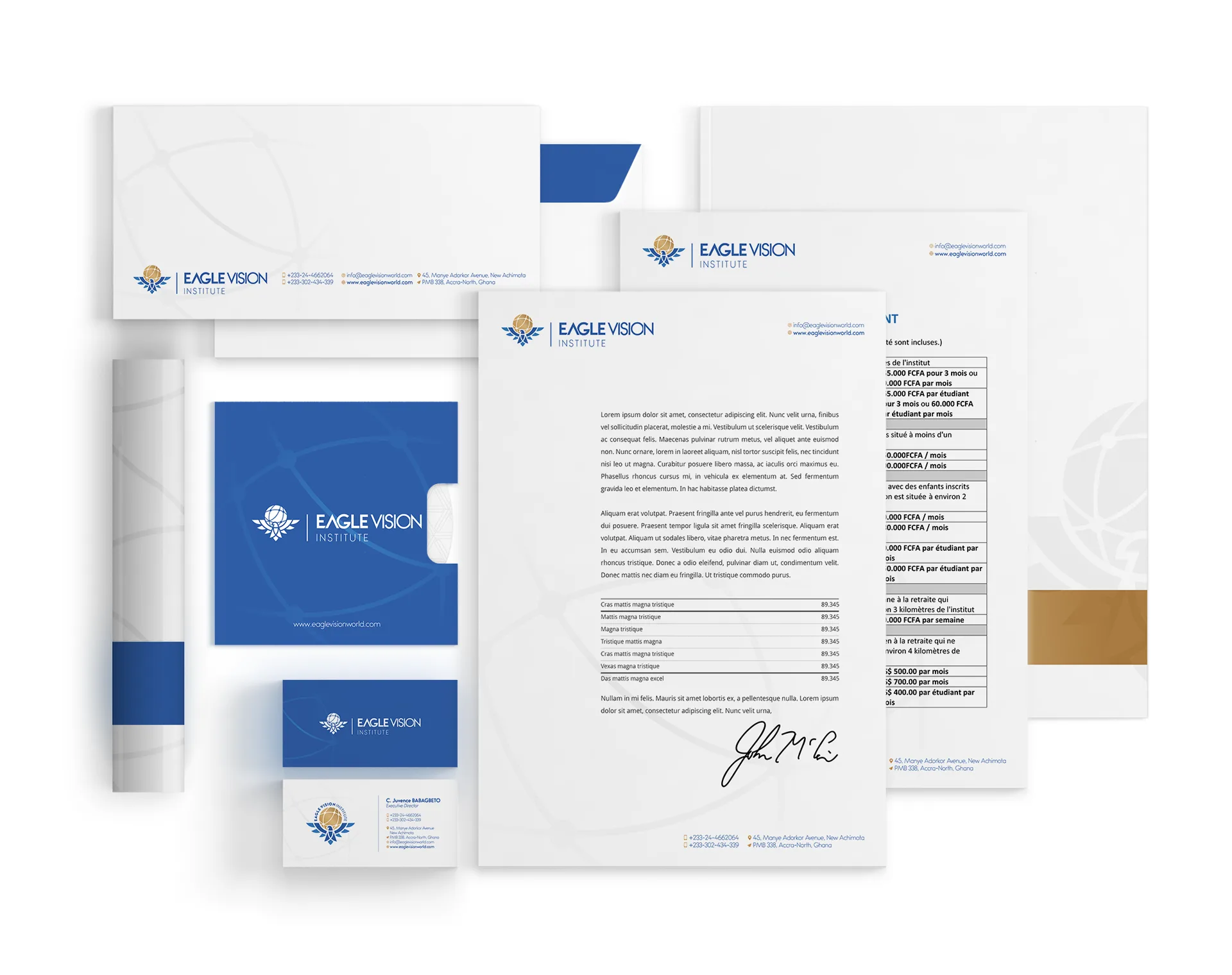 Eagle Vision Institute brand identity, image 3